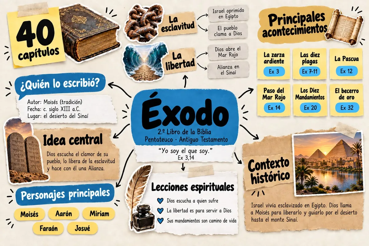 Mapa mental de Éxodo