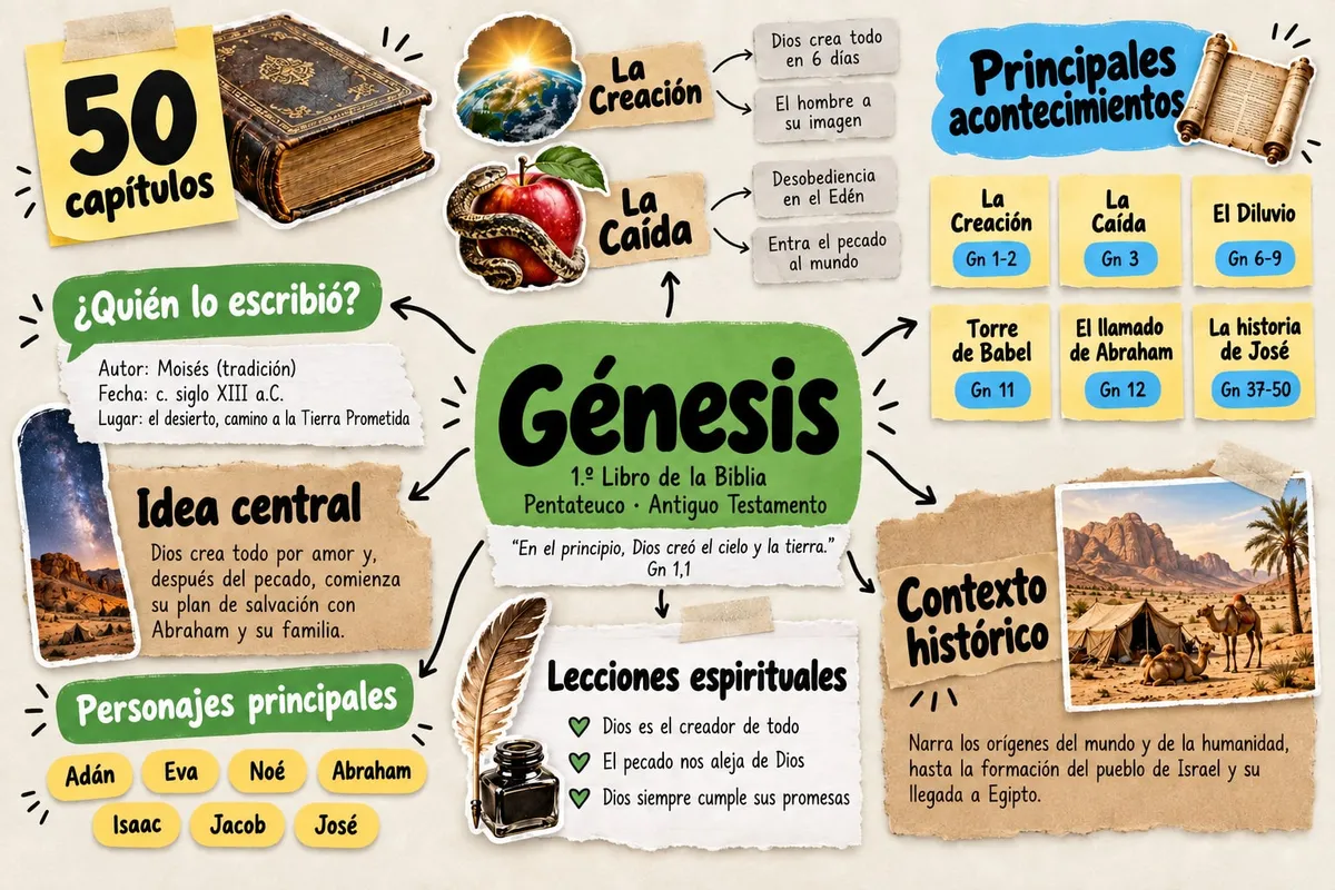 Mapa mental de Génesis